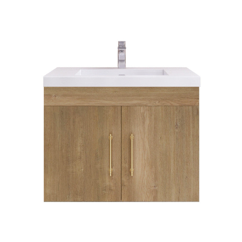 Moreno Bath ELSA30WH Elsa 30" Floating Bathroom Vanity With Reinforced Acrylic Sink Top