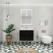Moreno Bath MOB30 Bohemia Lina 30" Floating Bathroom Vanity with Reinforced Acrylic Sink Top - view 20