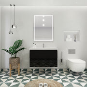 Moreno Bath MOB36 Bohemia Lina 36" Floating Bathroom Vanity with Reinforced Acrylic Sink Top - view 20