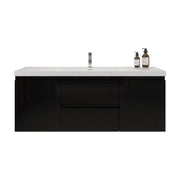Moreno Bath MOB60S Bohemia Lina 60" Floating Bathroom Vanity with Reinforced Acrylic Single Sink Top - view 19