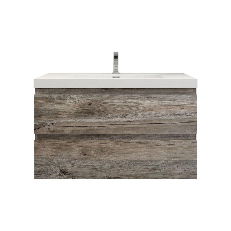 Moreno Bath BOW36 BOW 36" FLOATING BATHROOM VANITY WITH REINFORCED ACRYLIC SINK - view 7