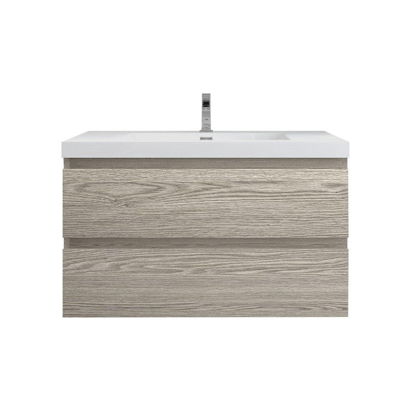 Moreno Bath BOW36 BOW 36" FLOATING BATHROOM VANITY WITH REINFORCED ACRYLIC SINK - view 9
