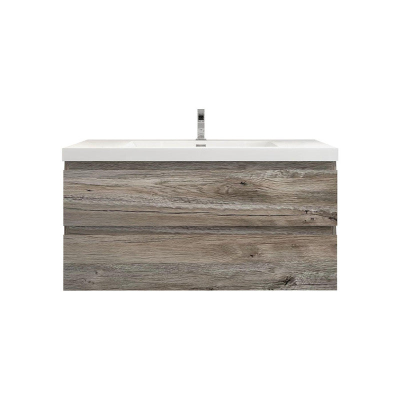 Moreno Bath BOW42 BOW 42" FLOATING BATHROOM VANITY WITH REINFORCED ACRYLIC SINK - view 9
