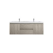 Moreno Bath BOW60D BOW 60" FLOATING BATHROOM VANITY WITH DOUBLE REINFORCED ACRYLIC SINK - view 12