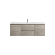 Moreno Bath BOW60 BOW 60" FLOATING BATHROOM VANITY WITH REINFORCED ACRYLIC SINGLE SINK TOP - view 13