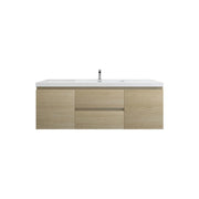 Moreno Bath BOW60 BOW 60" FLOATING BATHROOM VANITY WITH REINFORCED ACRYLIC SINGLE SINK TOP - view 14