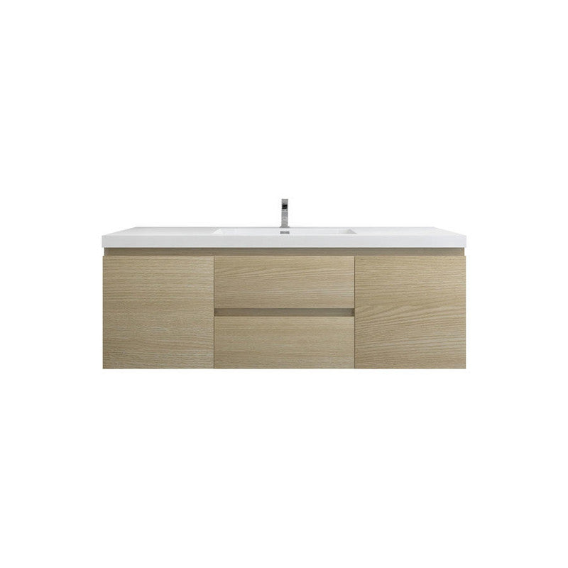 Moreno Bath BOW60 BOW 60" FLOATING BATHROOM VANITY WITH REINFORCED ACRYLIC SINGLE SINK TOP - view 14