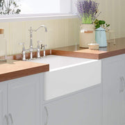 33" Dagny Cast Iron Single-Bowl Farmhouse Sink