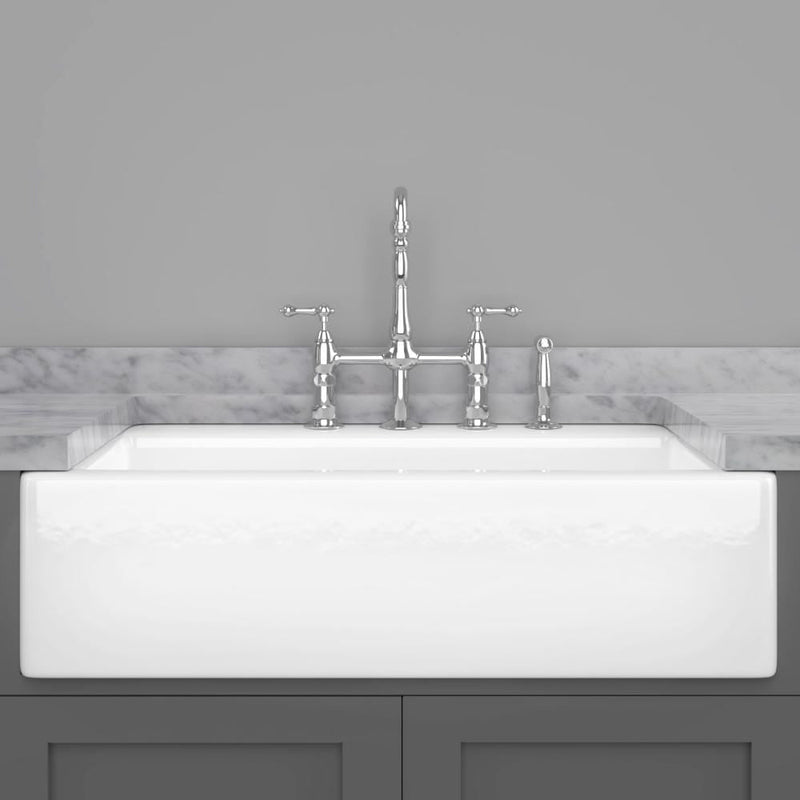 33" Dagny Cast Iron Single-Bowl Farmhouse Sink