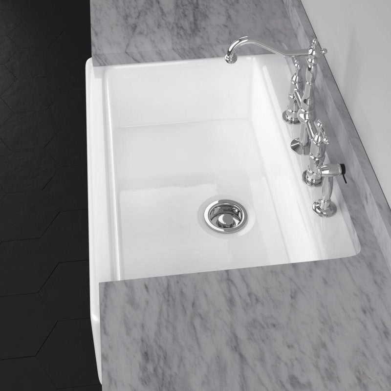 33" Dagny Cast Iron Single-Bowl Farmhouse Sink