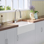 33" Dagny Cast Iron Single-Bowl Farmhouse Sink