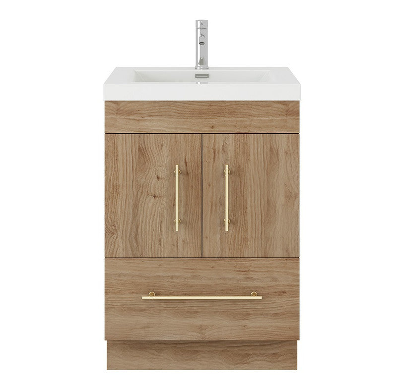 Moreno Bath ELSA24FS Elsa 24" Freestanding Vanity With Reinforced Acrylic Sink Top