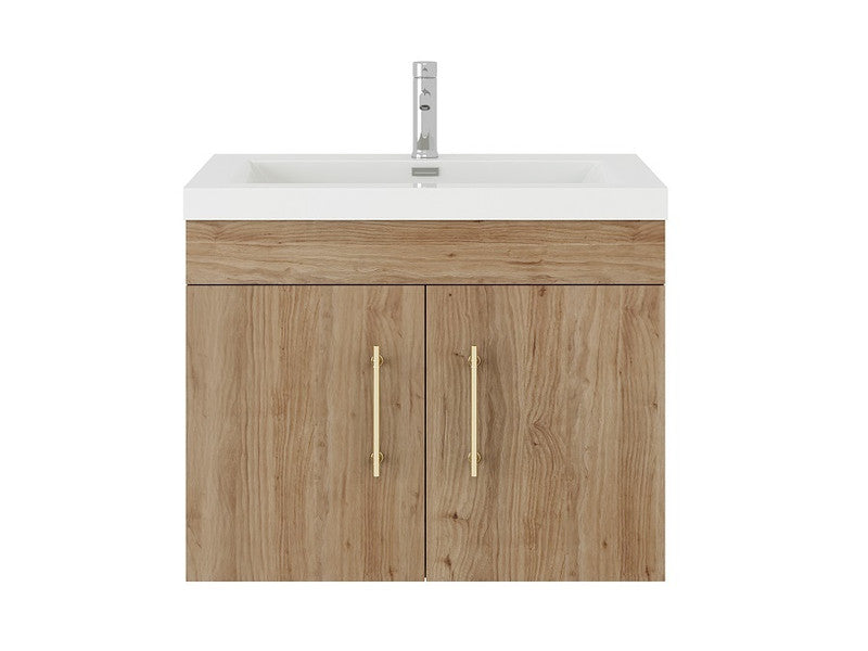 Moreno Bath ELSA30WH Elsa 30" Floating Bathroom Vanity With Reinforced Acrylic Sink Top