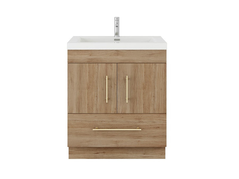 Moreno Bath ELSA30FS Elsa 30" Freestanding Vanity With Reinforced Acrylic Sink Top