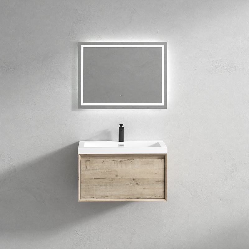 Moreno Bath MIA30 MIA 30'' Floating Bathroom Vanity Set With Single Sink Acrylic Top - view 11