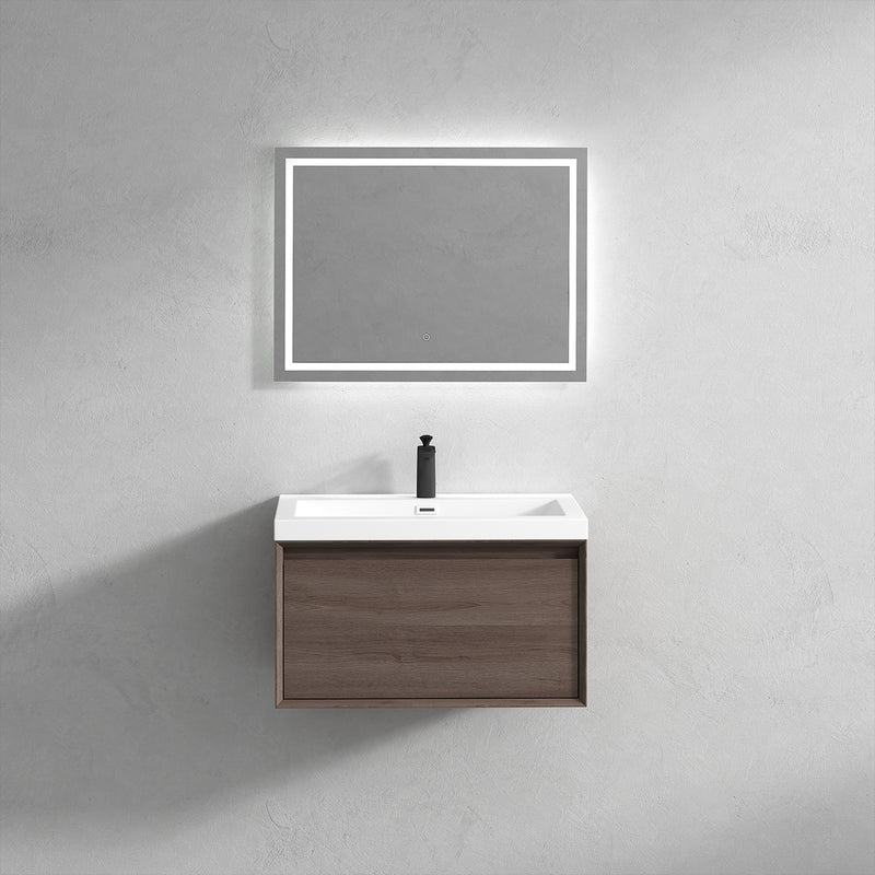 Moreno Bath MIA30 MIA 30'' Floating Bathroom Vanity Set With Single Sink Acrylic Top - view 13