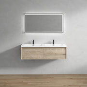 Moreno Bath MIA60D MIA 60'' Floating Bathroom Vanity Set With Double Sink Acrylic Top - view 11