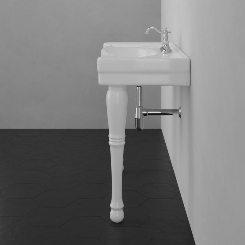 36" Oceana Vitreous China Console Sink