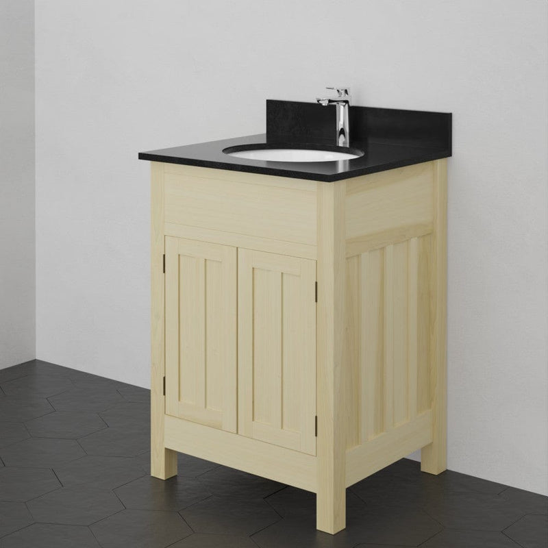Magnus 156785 36" Unpainted Shaker Style Poplar Wood Vanity for Undermount Sink - 34" Height
