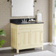 Magnus 156785 36" Unpainted Shaker Style Poplar Wood Vanity for Undermount Sink