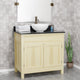 Magnus 156789 36" Unpainted Shaker Style Poplar Wood Vanity for Vessel Sink