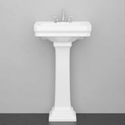 38" Tall Tifton 100 Vitreous China Pedestal Sink