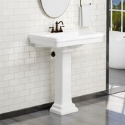 Magnus 149722 38" Tall Tifton 300 Vitreous China Pedestal Sink