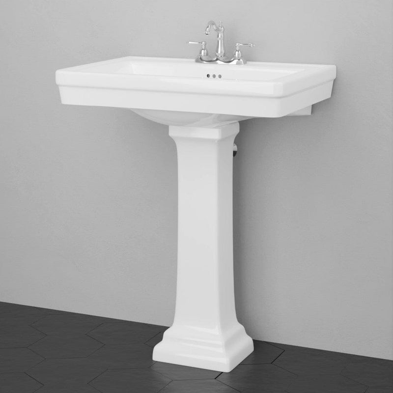 Magnus 149722 38" Tall Tifton 300 Vitreous China Pedestal Sink