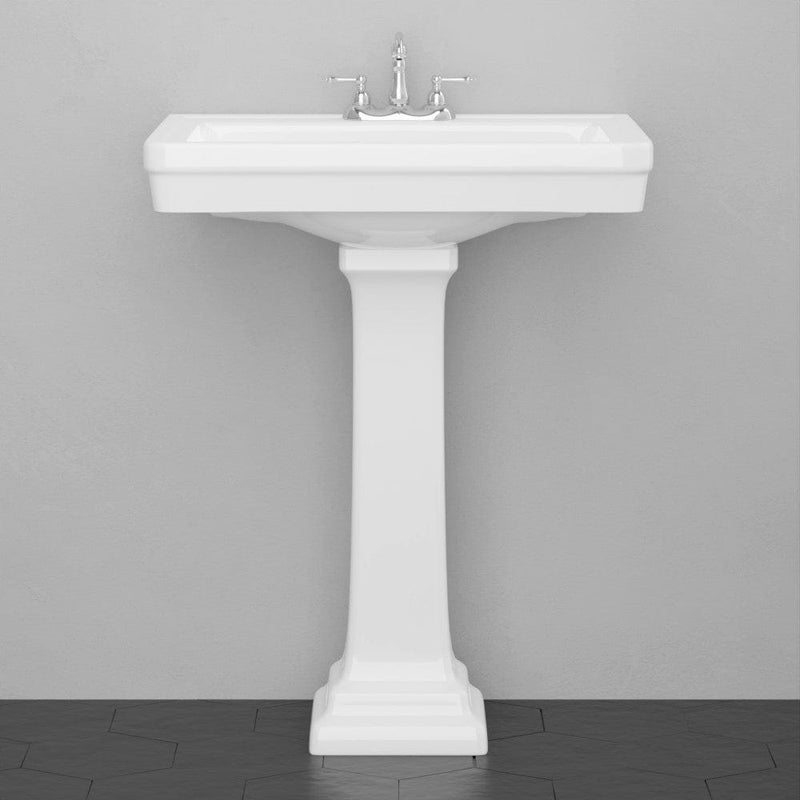 Magnus 149722 38" Tall Tifton 300 Vitreous China Pedestal Sink