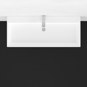 39" Ocate Vitreous China Console Bathroom Sink with Steel Stand