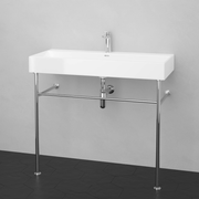 39" Ocate Vitreous China Console Bathroom Sink with Steel Stand