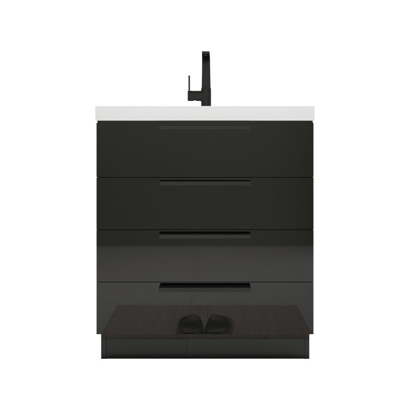 Carla 30 Gloss Black