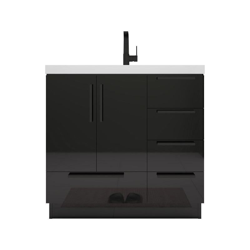 Carla 36R Gloss Black