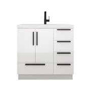 Carla 36R Gloss White