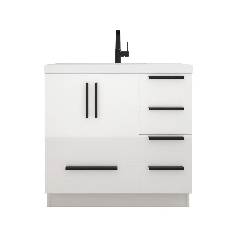Carla 36R Gloss White