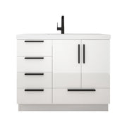 Carla 42L Gloss White