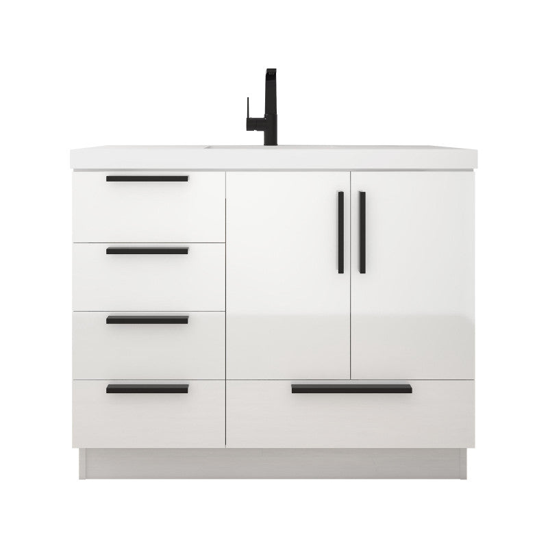 Carla 42L Gloss White