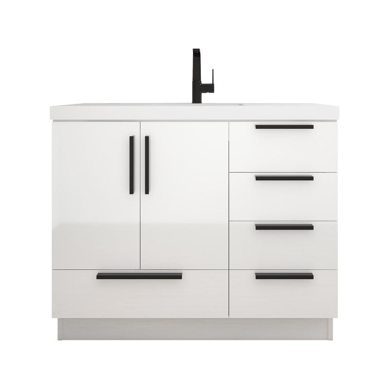 Carla 42R Gloss White