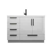 Carla 48 Gloss White