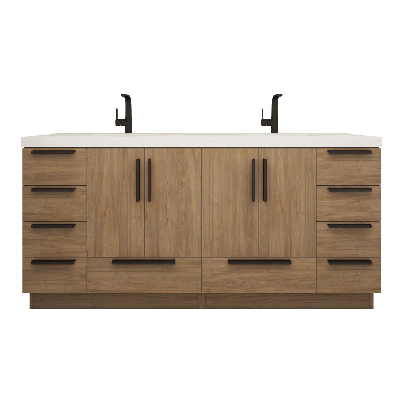 Carla 72 Dark French Oak