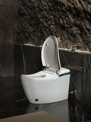 Trone STKK50 Tersova Big & Tall Smart Bidet Toilet with ToeTouch, Auto Open and Close Lid, Auto Flush and Heated Seat - Classic White - view 5