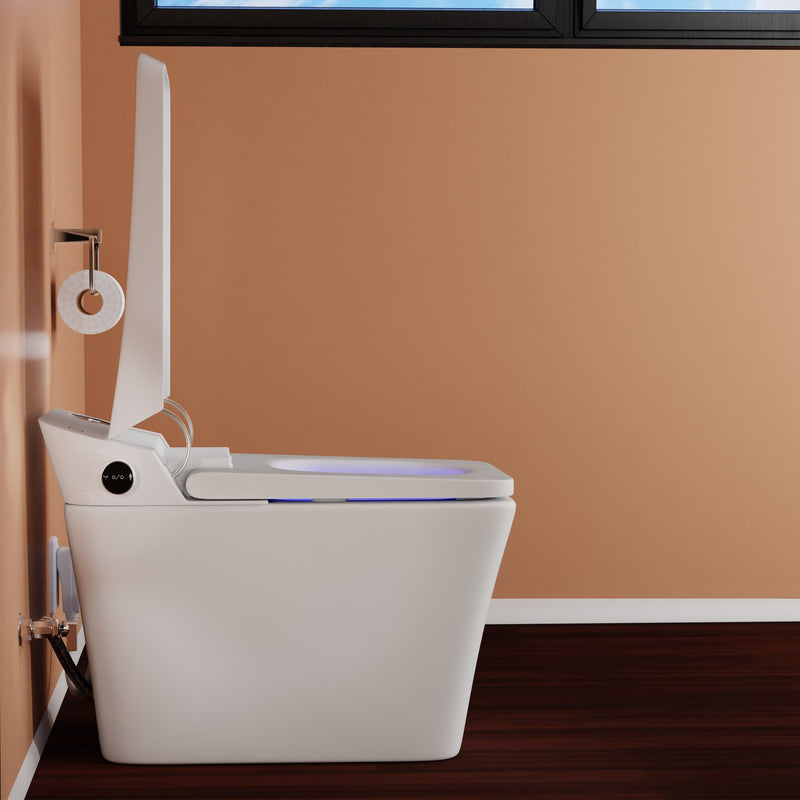 Trone STCH Tahum Smart Bidet Toilet with ToeTouch, Auto Open and Close Lid, Auto Flush and Heated Seat - White - view 5