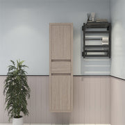 Louis 16'' Floating Linen Cabinet - Pink Wood