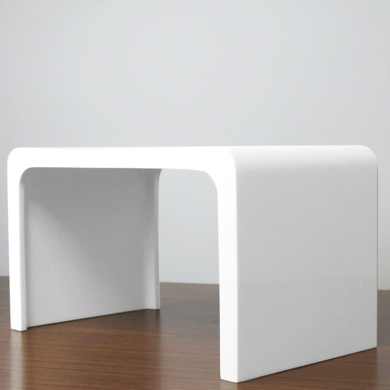 Magnus 145841 43" Haru Solid Surface Stone Resin Japanese Rectangular Soaking Bathtub with Integral Seat