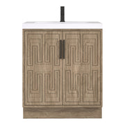 Moreno Bath BELLA-30 Bella 30" Freestanding Bathroom Vanity with Sink Top - view 12