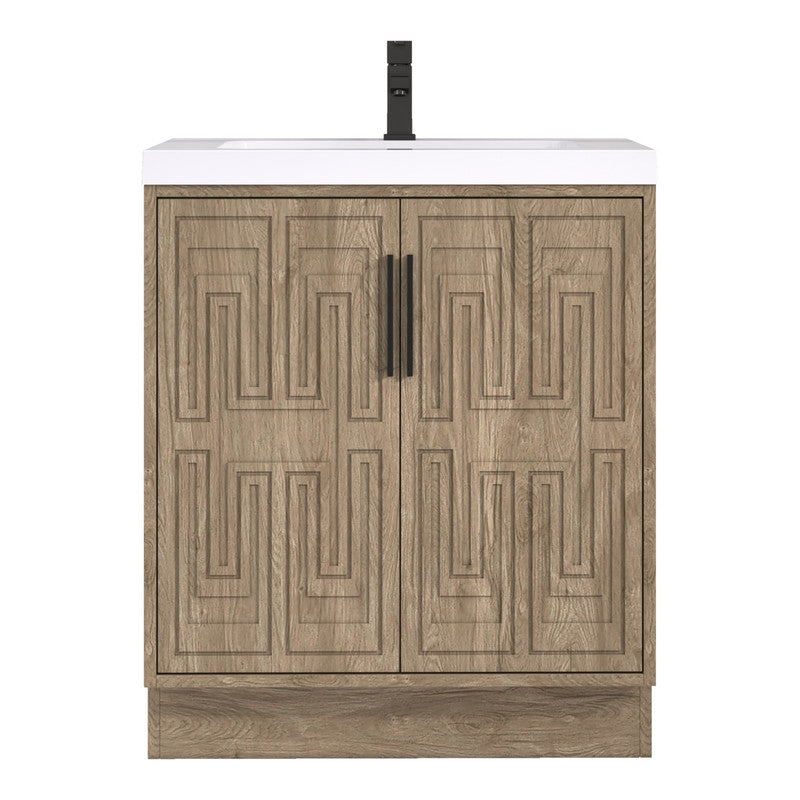 Moreno Bath BELLA-30 Bella 30" Freestanding Bathroom Vanity with Sink Top - view 12