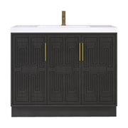 Moreno Bath BELLA-42R Bella 42" Freestanding Bathroom Vanity with Sink Top | Right Side Drawers - view 14