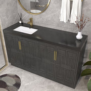 Moreno Bath BELLA-60SL Bella 60" Freestanding Bathroom Vanity with Single Sink Top | Left Side Sink - view 6