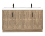 Moreno Bath BELLA-60D Bella 60" Freestanding Bathroom Vanity with Double Sink Top - view 7