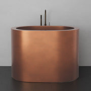 Magnus 157421 48" Fisk Antique Hammered Copper Japanese Soaking Tub - view 3
